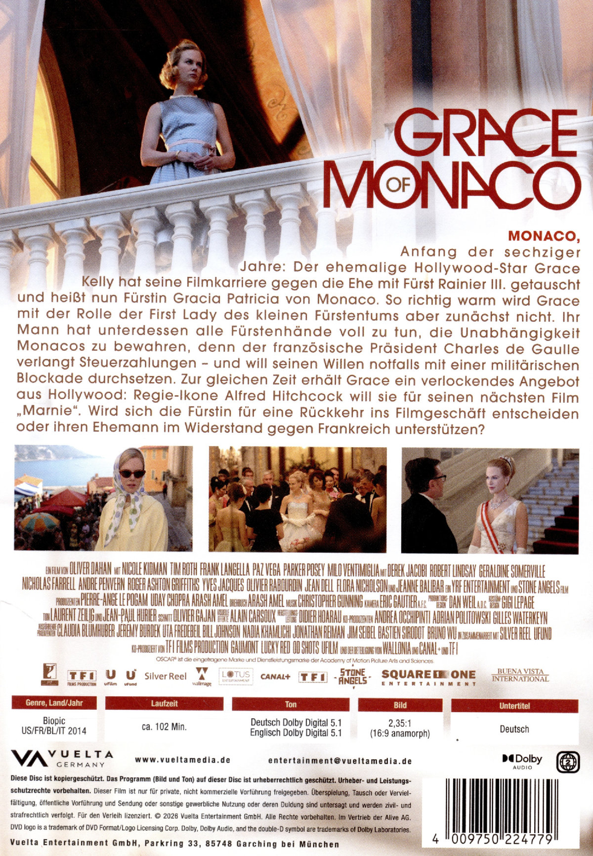 Grace of Monaco  (DVD)