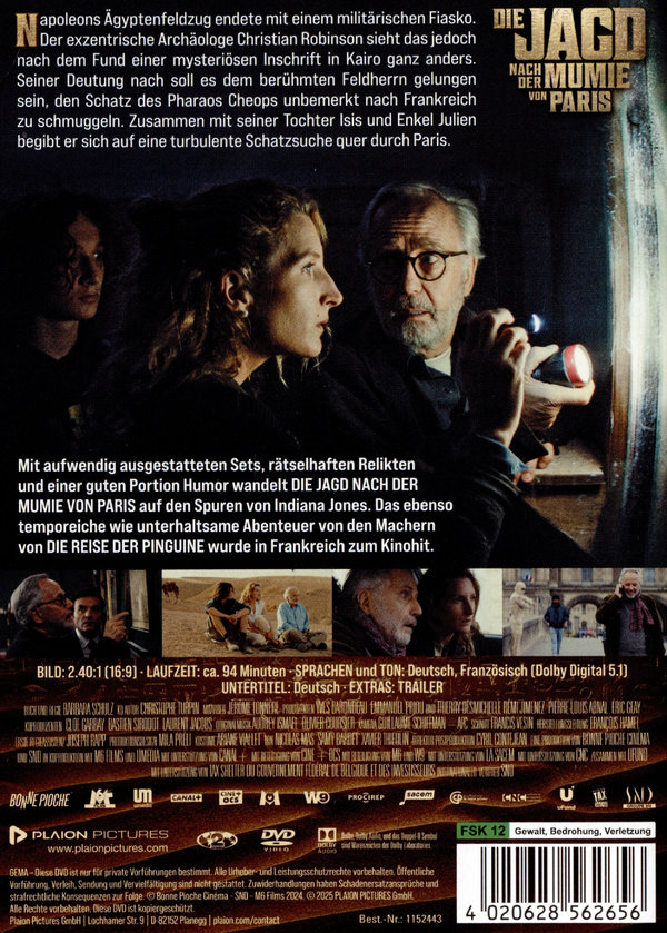Die Jagd nach der Mumie von Paris  (DVD)