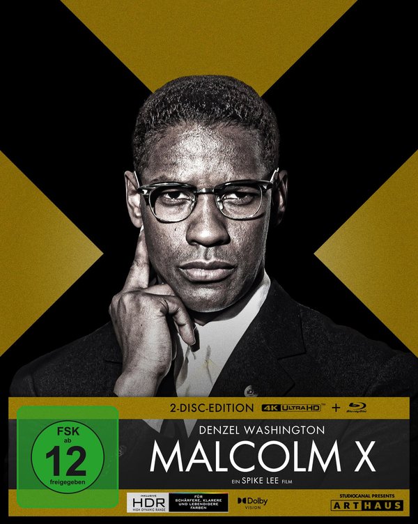 Malcolm X - Uncut Mediabook Edition  (4K Ultra HD+blu-ray)