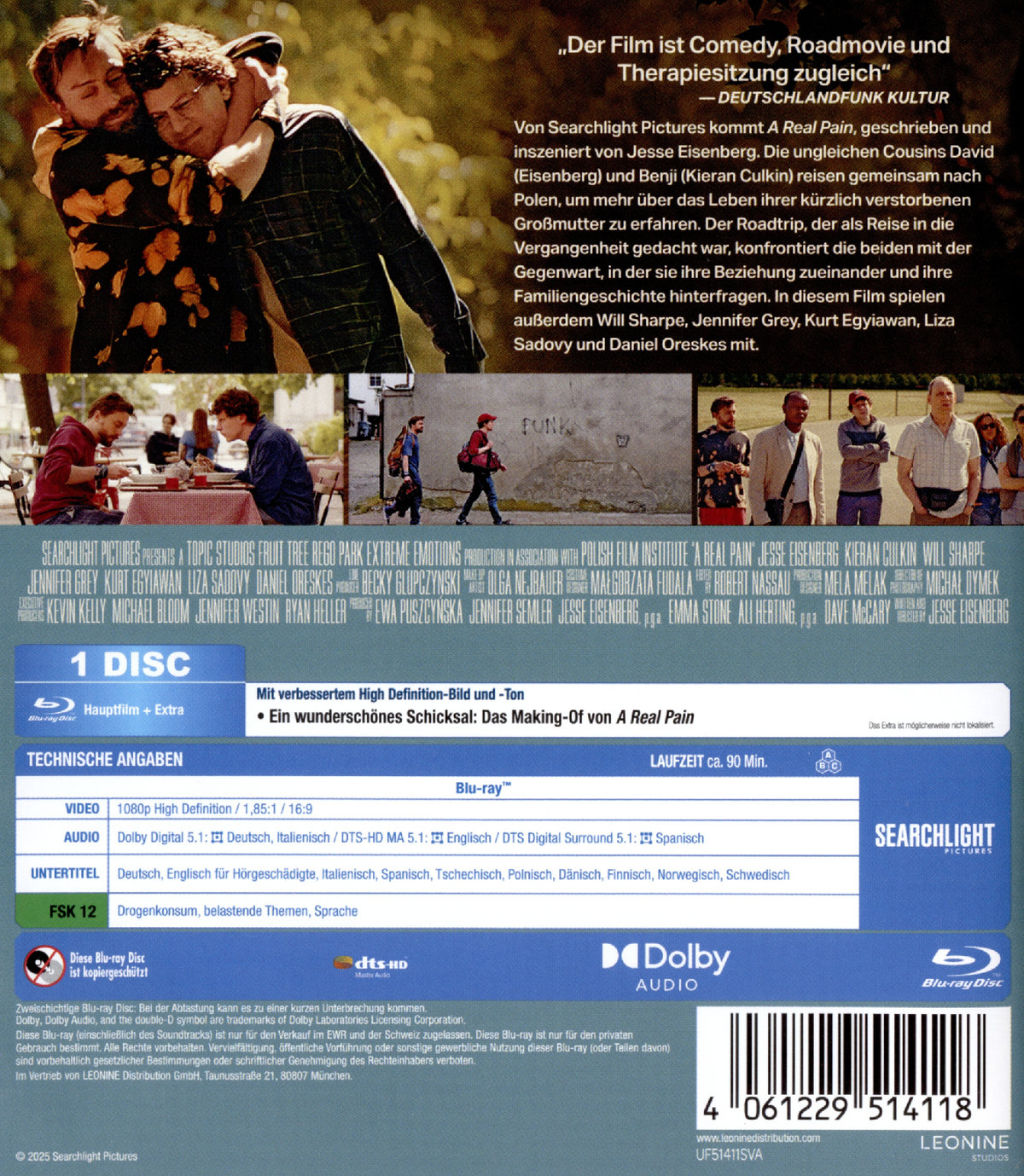 A Real Pain  (Blu-ray Disc)