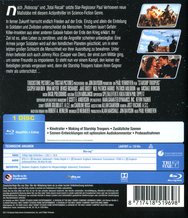 Starship Troopers (blu-ray)