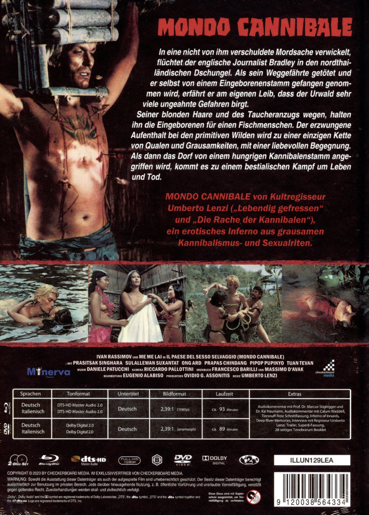 Mondo Cannibale - Uncut Mediabook Edition  (DVD+blu-ray) (A) (Illusions)