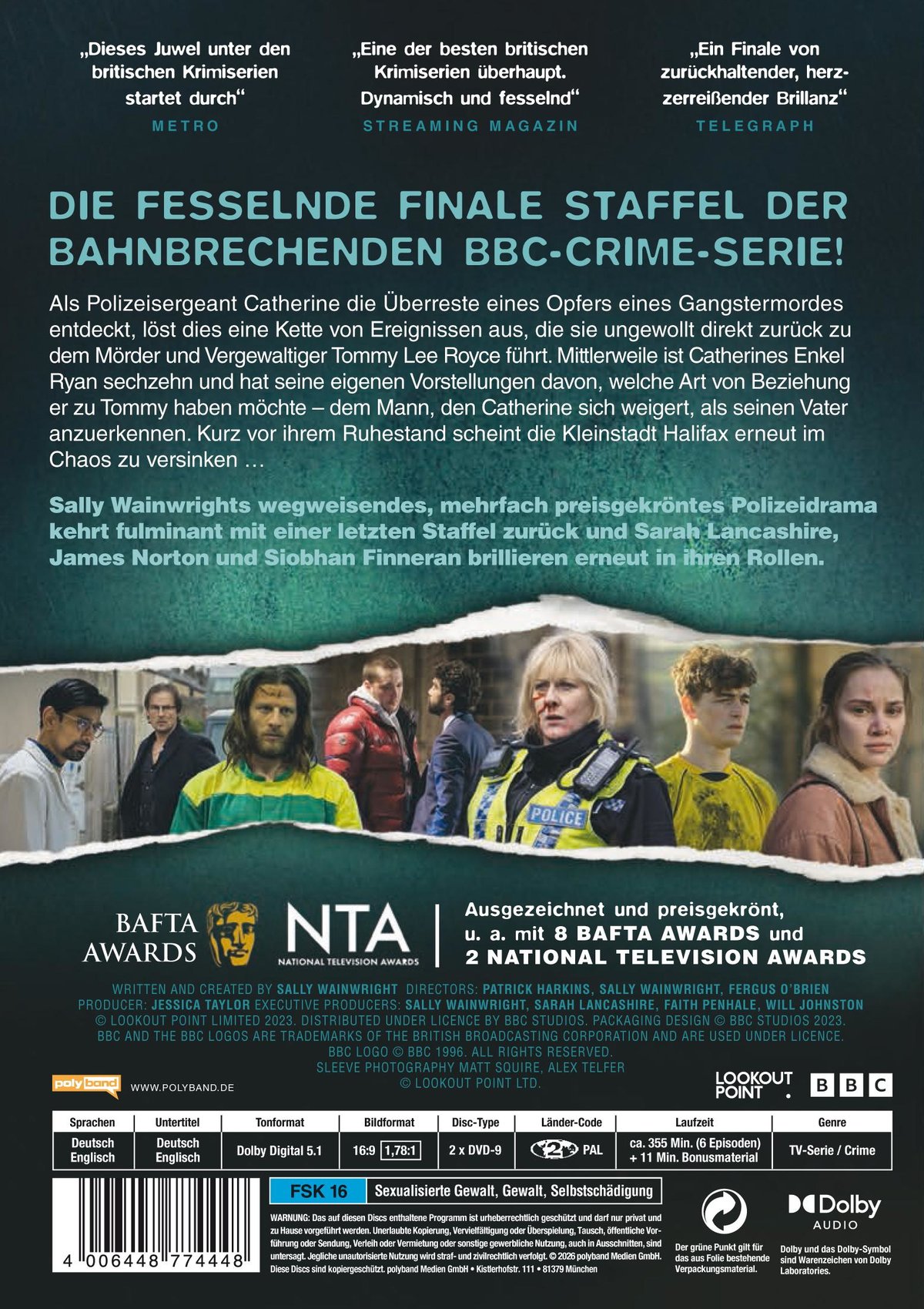 Happy Valley - In einer kleinen Stadt. Staffel 3  [2 DVDs]  (DVD)