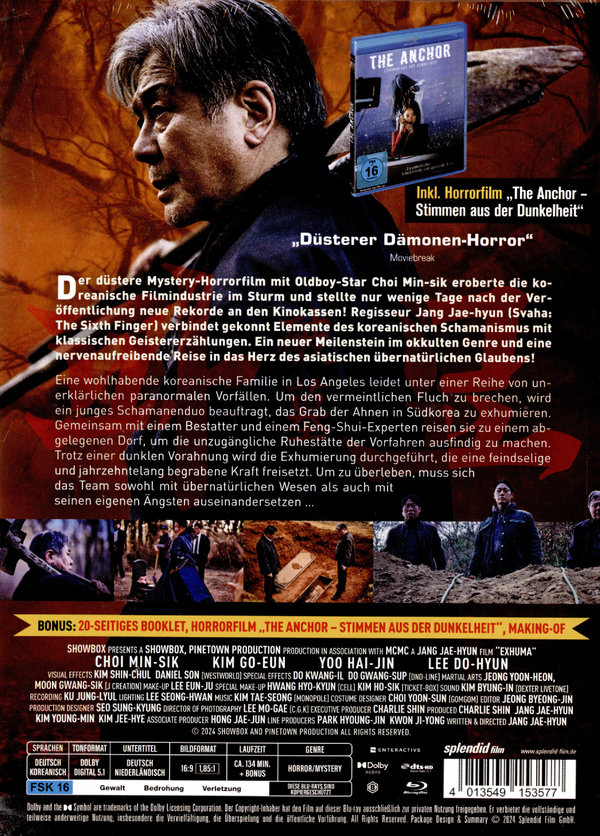 Exhuma - Uncut Mediabook Edition  (blu-ray)