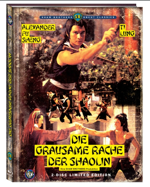 Die grausame Rache der Shaolin - Uncut Mediabook Edition  (DVD+blu-ray) (B)