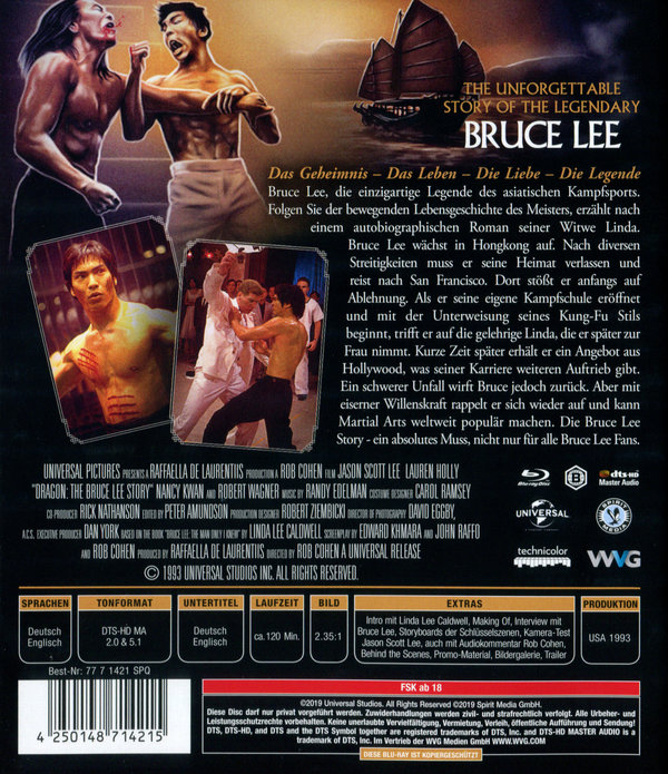 Dragon - Die Bruce Lee Story (blu-ray)