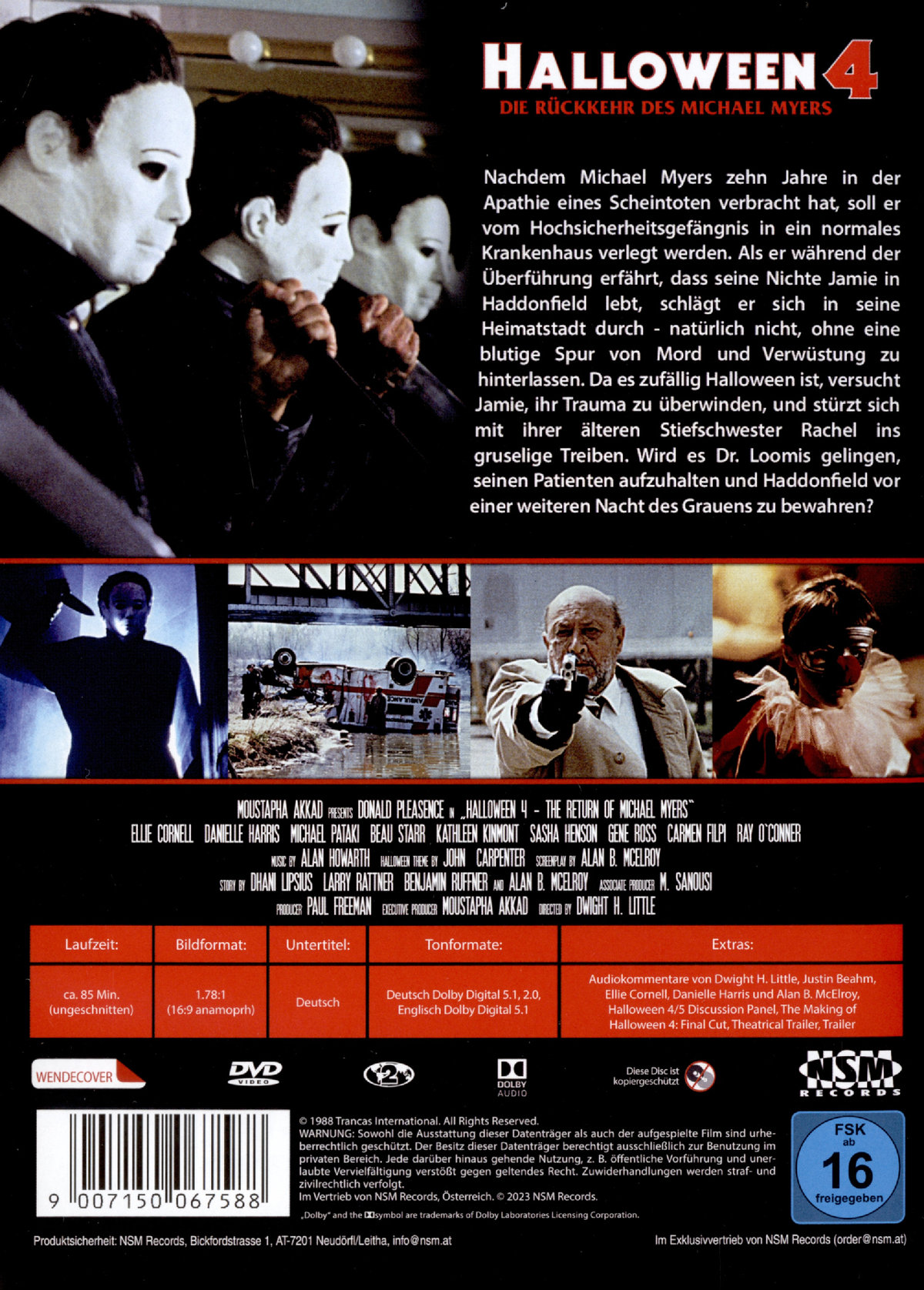 Halloween 4 - The Return of Michael Myers  (DVD)