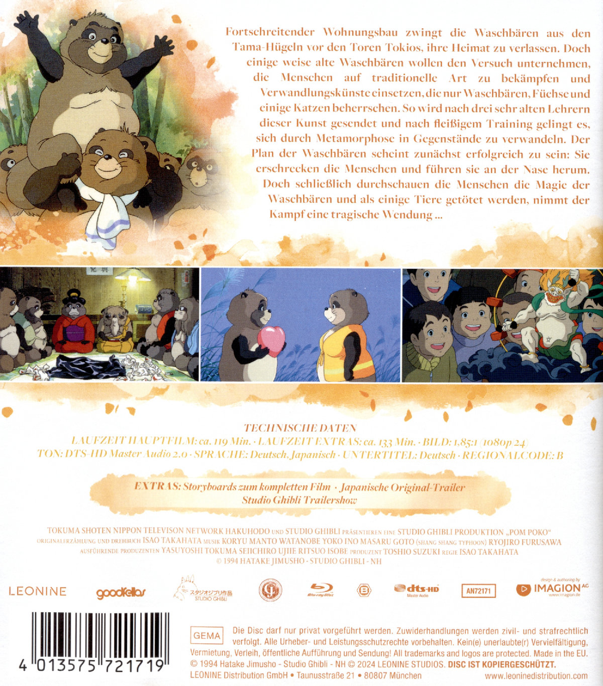 Pom Poko - White Edition  (Blu-ray Disc)