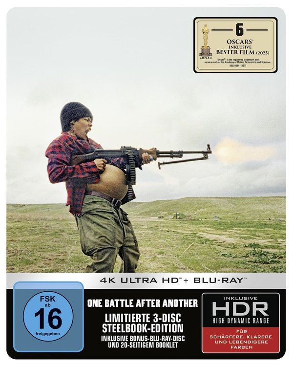 One Battle After Another - Limited Steelbook Edition  (4K Ultra HD) (+ Blu-ray)