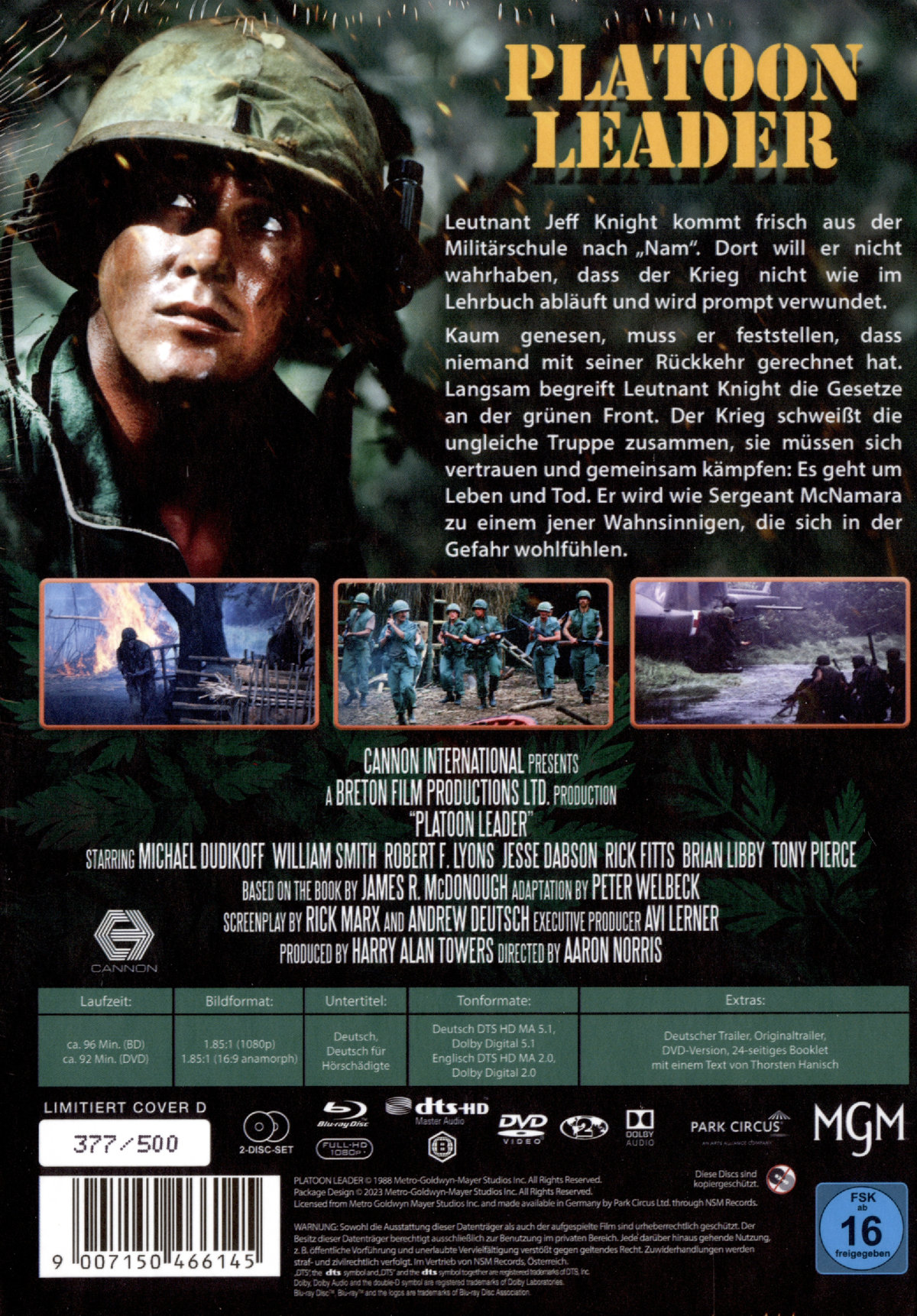 Platoon Leader - Uncut Mediabook Edition  (DVD+blu-ray) (D)