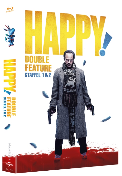 Happy - Double Feature - Staffel 1+2 - Uncut Mediabook Edition (blu-ray) (A)