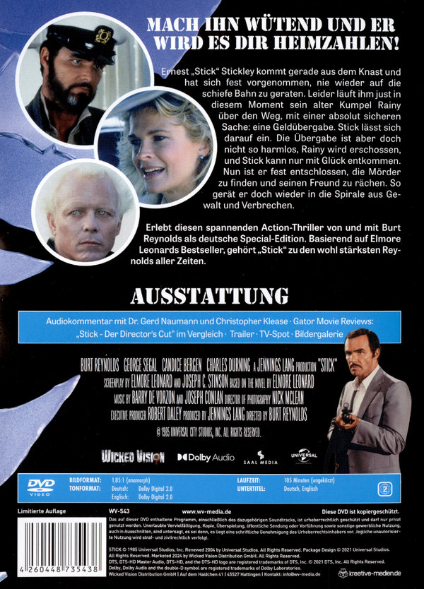 Sie nannten ihn Stick - UNGEKÜRZTE FASSUNG  (DVD)