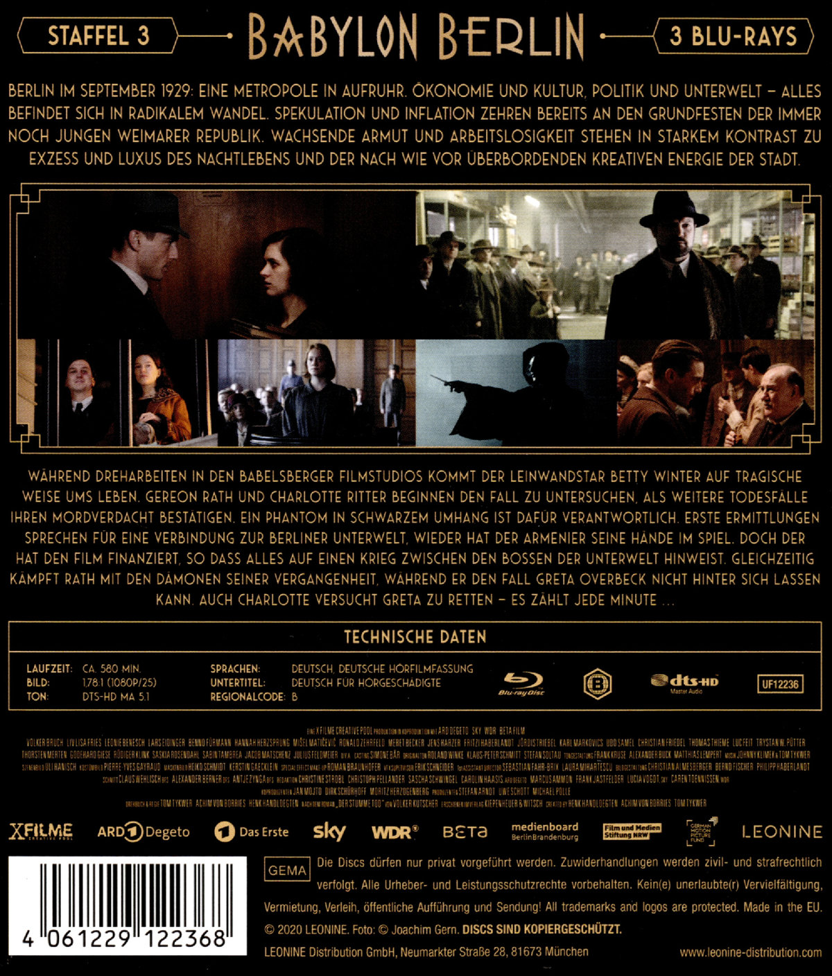 Babylon Berlin - Staffel 3  [3 BRs]  (Blu-ray Disc)