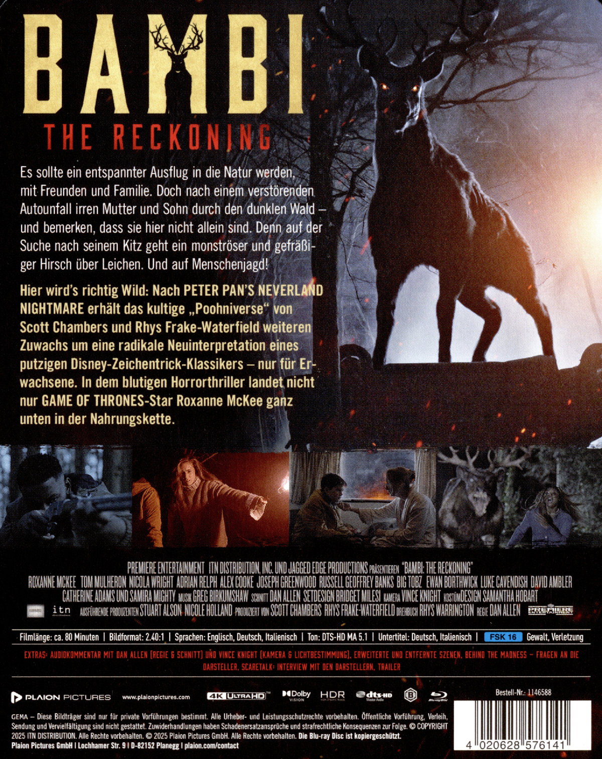 Bambi: The Reckoning - Limited Steelbook Edition  (4K Ultra HD+Blu-ray)