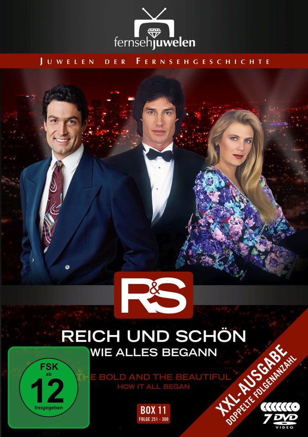 Reich und Schön - Box 11: Die klassischen Folgen 251-300 (XXL-Ausgabe mit doppelter Folgenanzahl : 50 Folgen) (Fernsehjuwelen)   [7 DVDs]  (DVD)