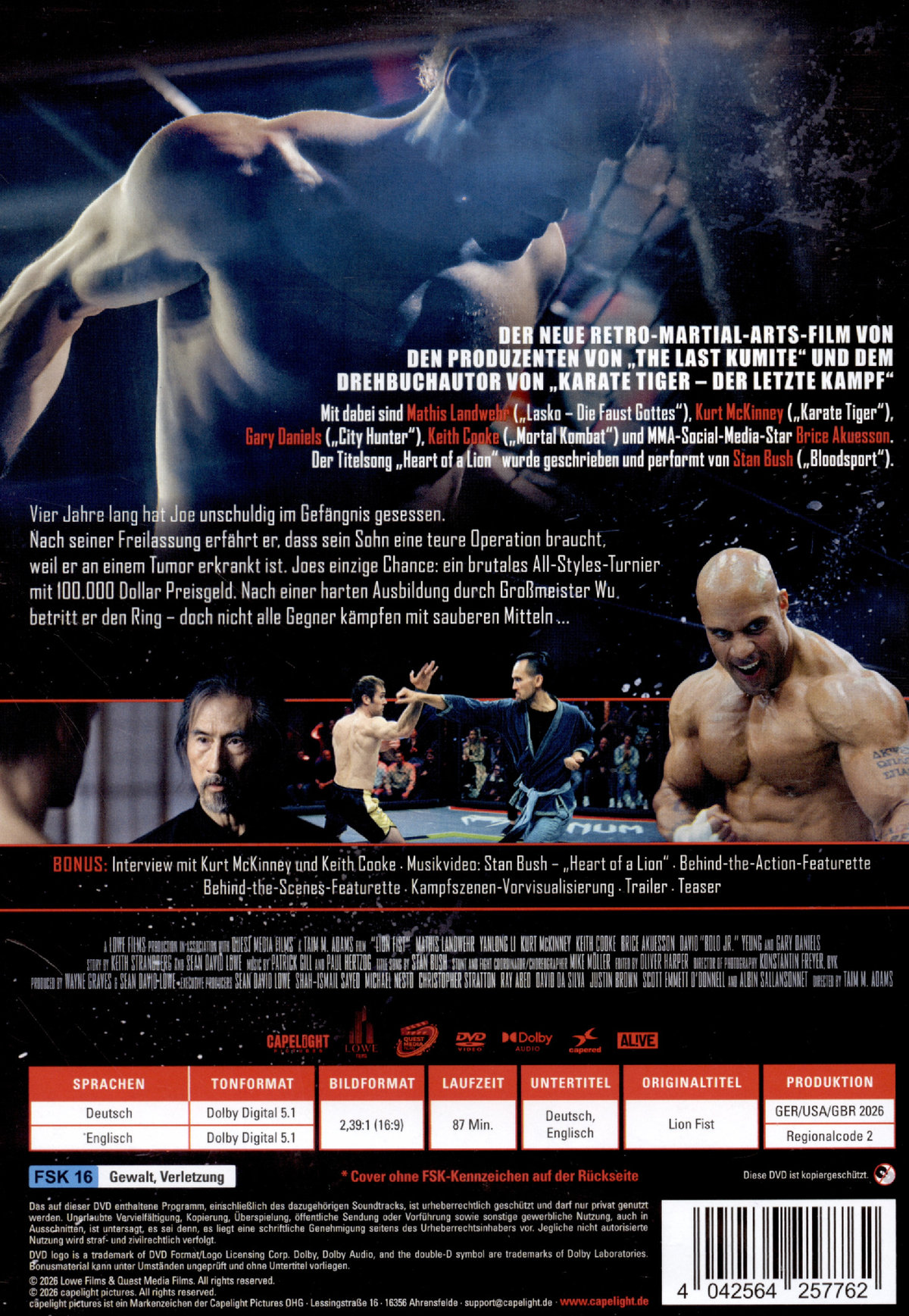 Lion Fist - Kampf der Champions  (DVD)