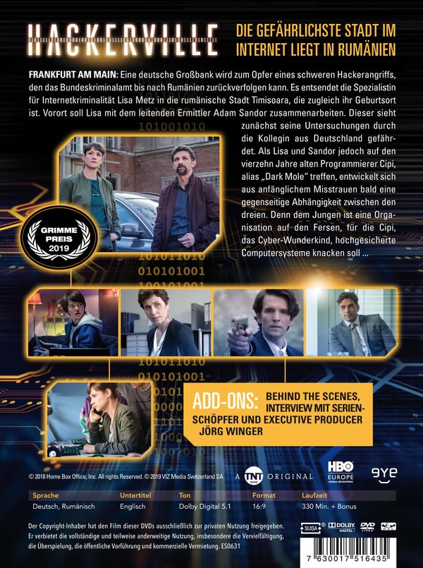 Hackerville - Staffel 1  [2 DVDs] - deutsche Synchronfassung  (DVD)