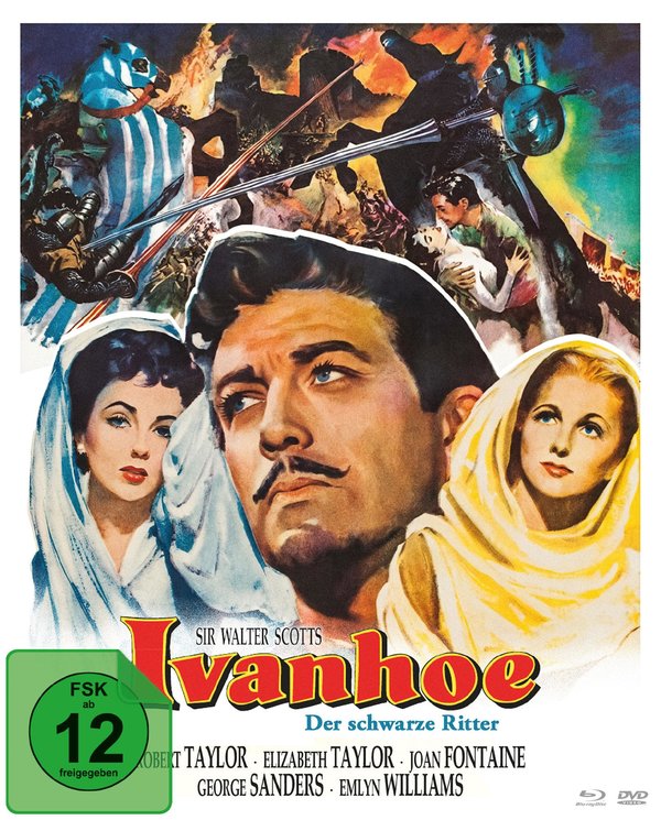 Ivanhoe - Der schwarze Ritter - Limited Digipack  (Blu-ray+DVD)