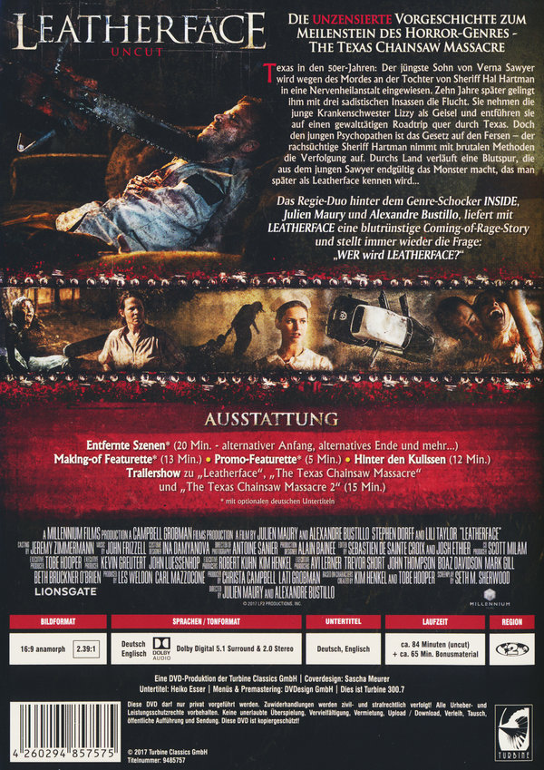 Leatherface - The Source of Evil - Uncut  (DVD)