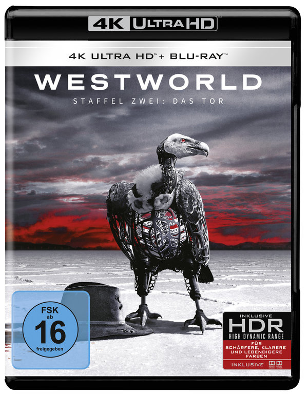 Westworld - Die komplette 2. Staffel - Repack  (3 Blu-rays 4K Ultra HD) (+ 3 Blu-rays 2D)  (Blu-ray 4K Ultra HD)