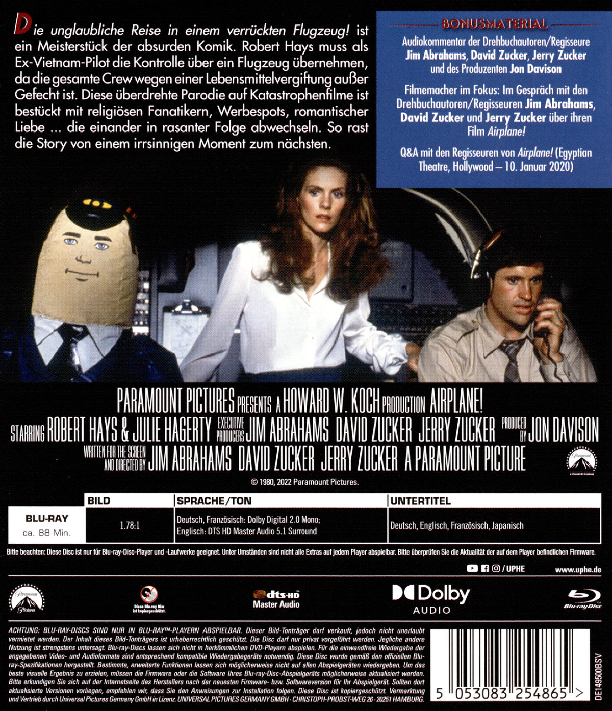 Unglaubliche Reise in einem verrückten Flugzeug, Die (blu-ray)