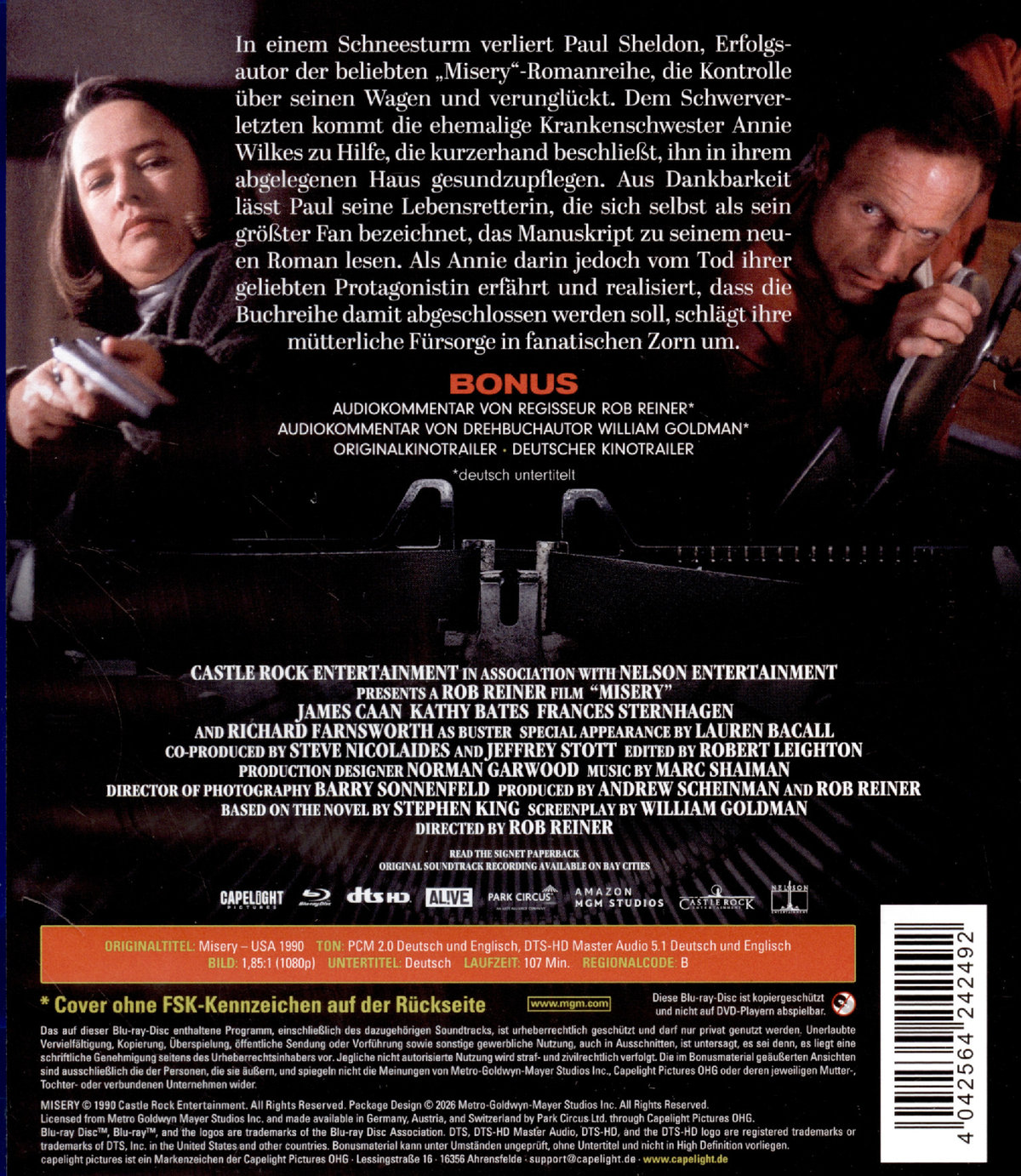 Misery  (Blu-ray Disc)