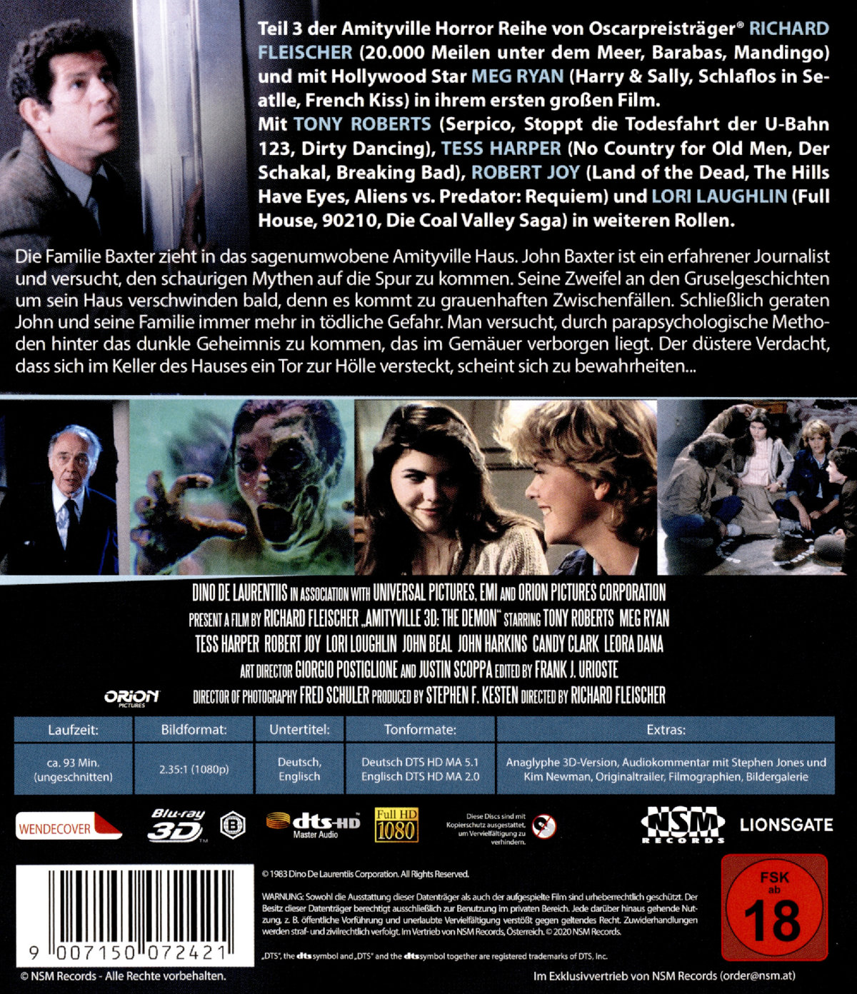Amityville 3 - Uncut Edition (blu-ray)