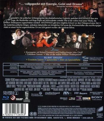 Anonymus (blu-ray)
