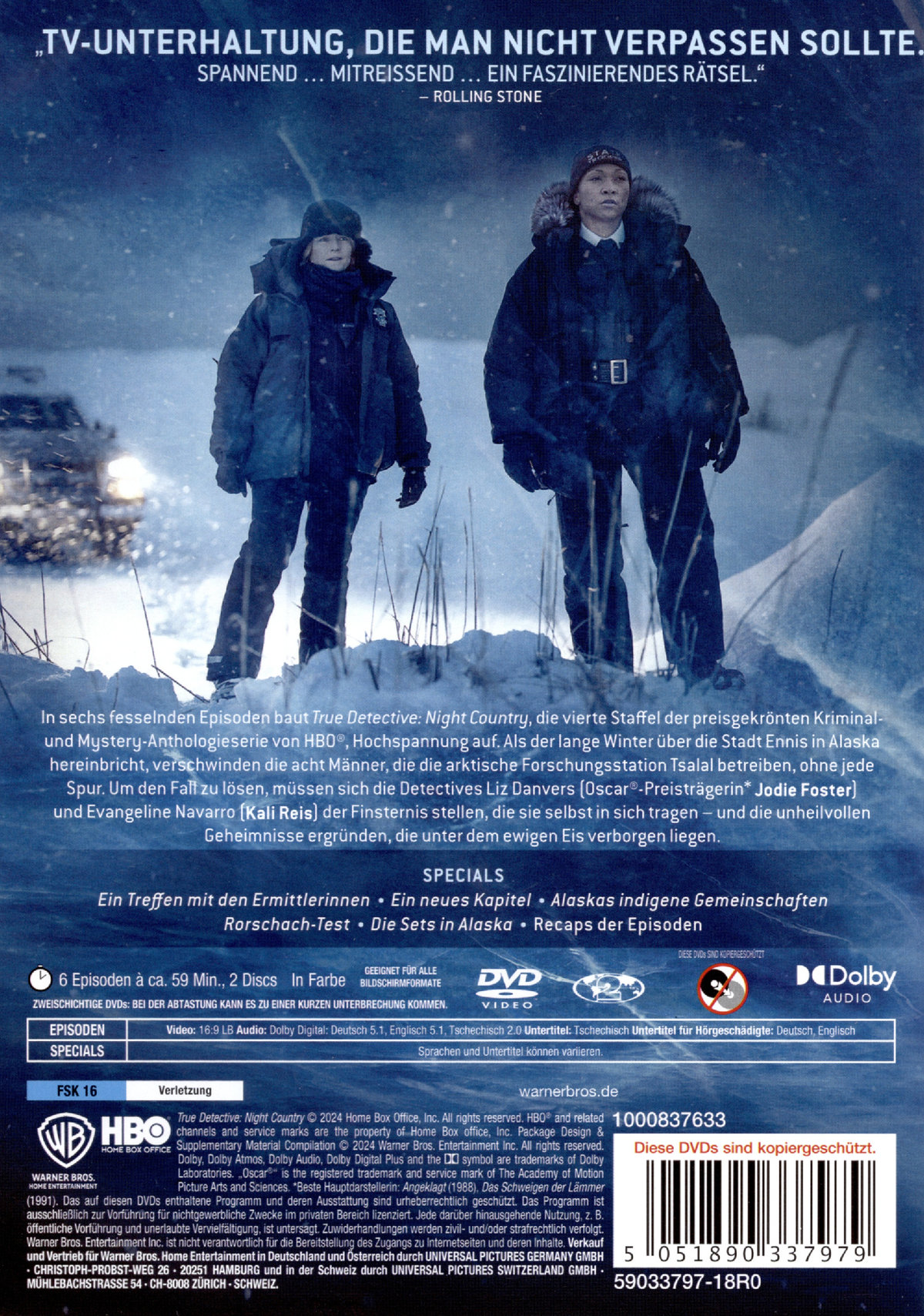 True Detective: Night Country - Staffel 4  [2 DVDs]  (DVD)