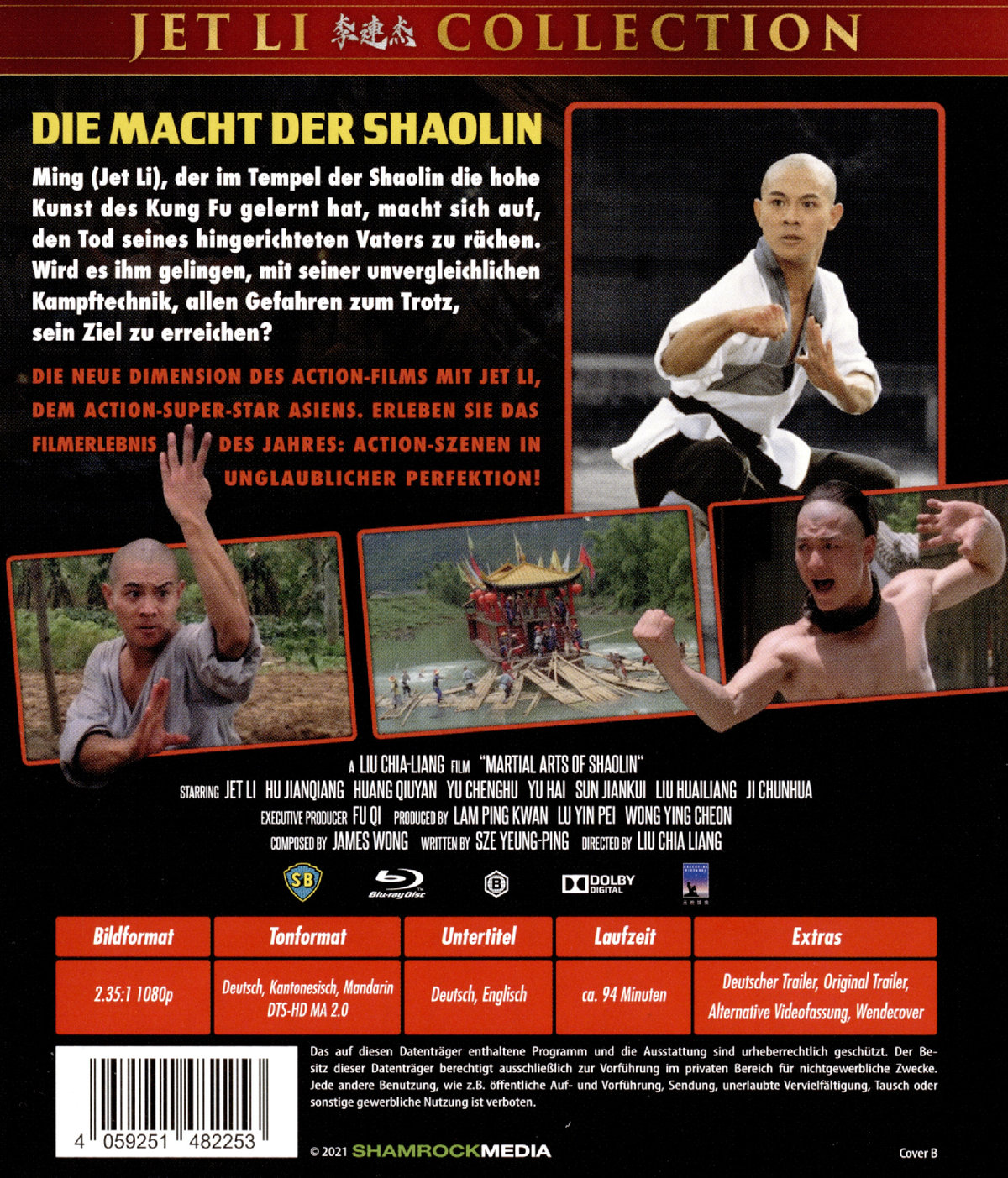 Macht der Shaolin, Die (blu-ray) (B)