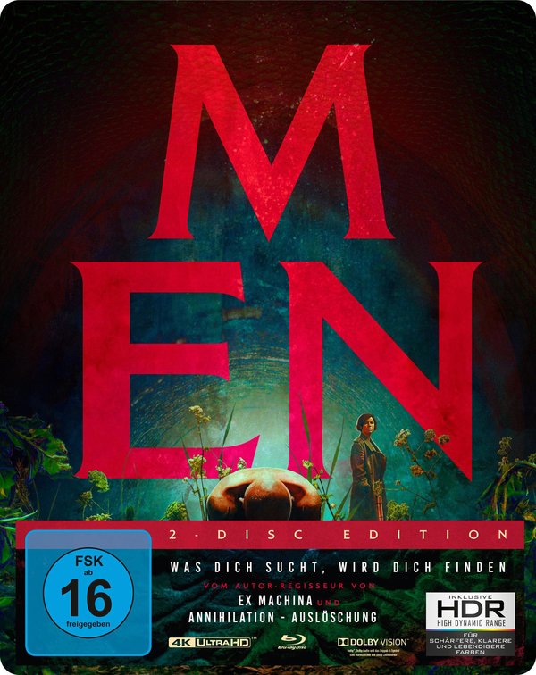 Men - Was dich sucht, wird dich finden - Uncut Steelbook Edition (4K Ultra HD-blu-ray)