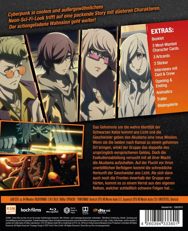 Akudama Drive - Staffel 1 - Vol. 2 (Ep. 5-8)  (Blu-ray Disc)