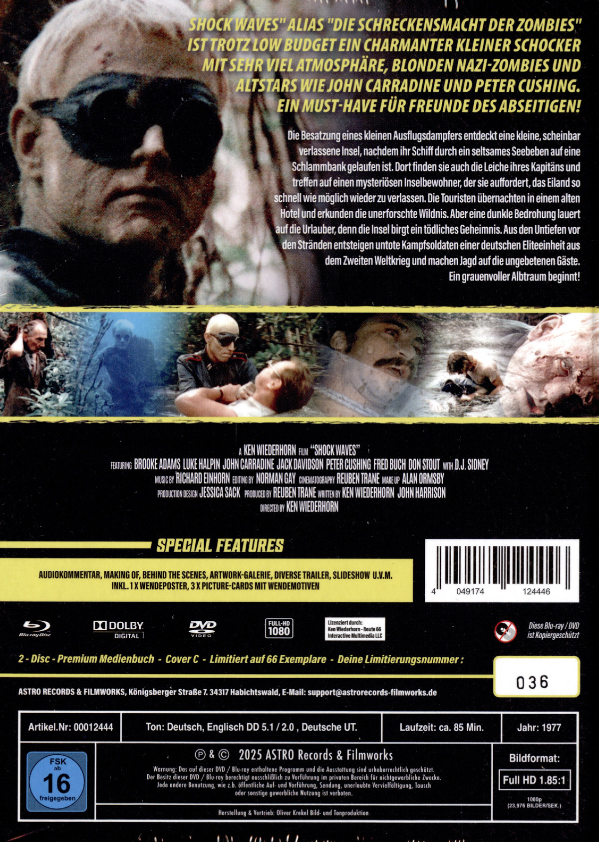 Schreckensmacht der Zombies, Die - Uncut Mediabook Edition  (DVD+blu-ray) (C)