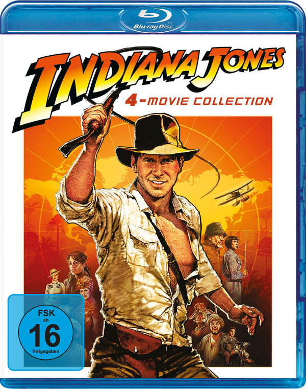 Indiana Jones 1-4 (blu-ray)