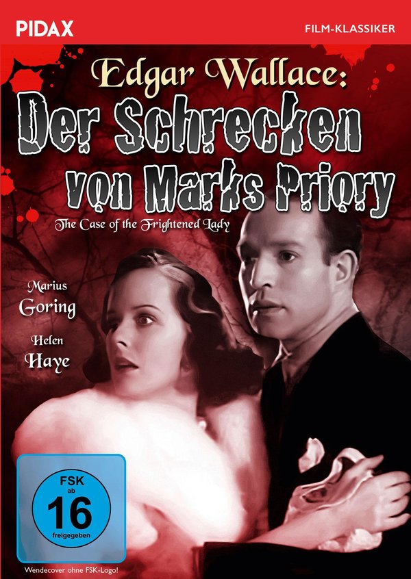 Edgar Wallace: Der Schrecken von Marks Priory (The Case of the Frightened Lady) / Schauriger Gruselkrimi mit wiederentdeckter deutscher Synchronisation (Pidax Film-Klassiker)  (DVD)