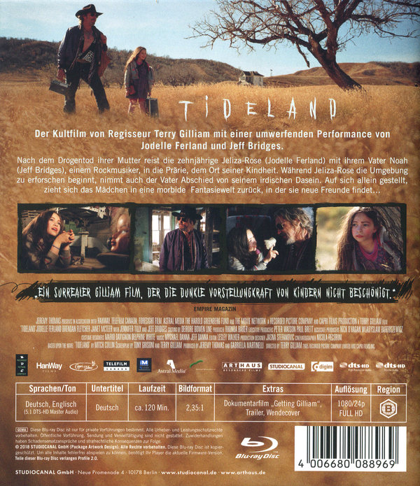 Tideland - Digital Remastered (blu-ray)