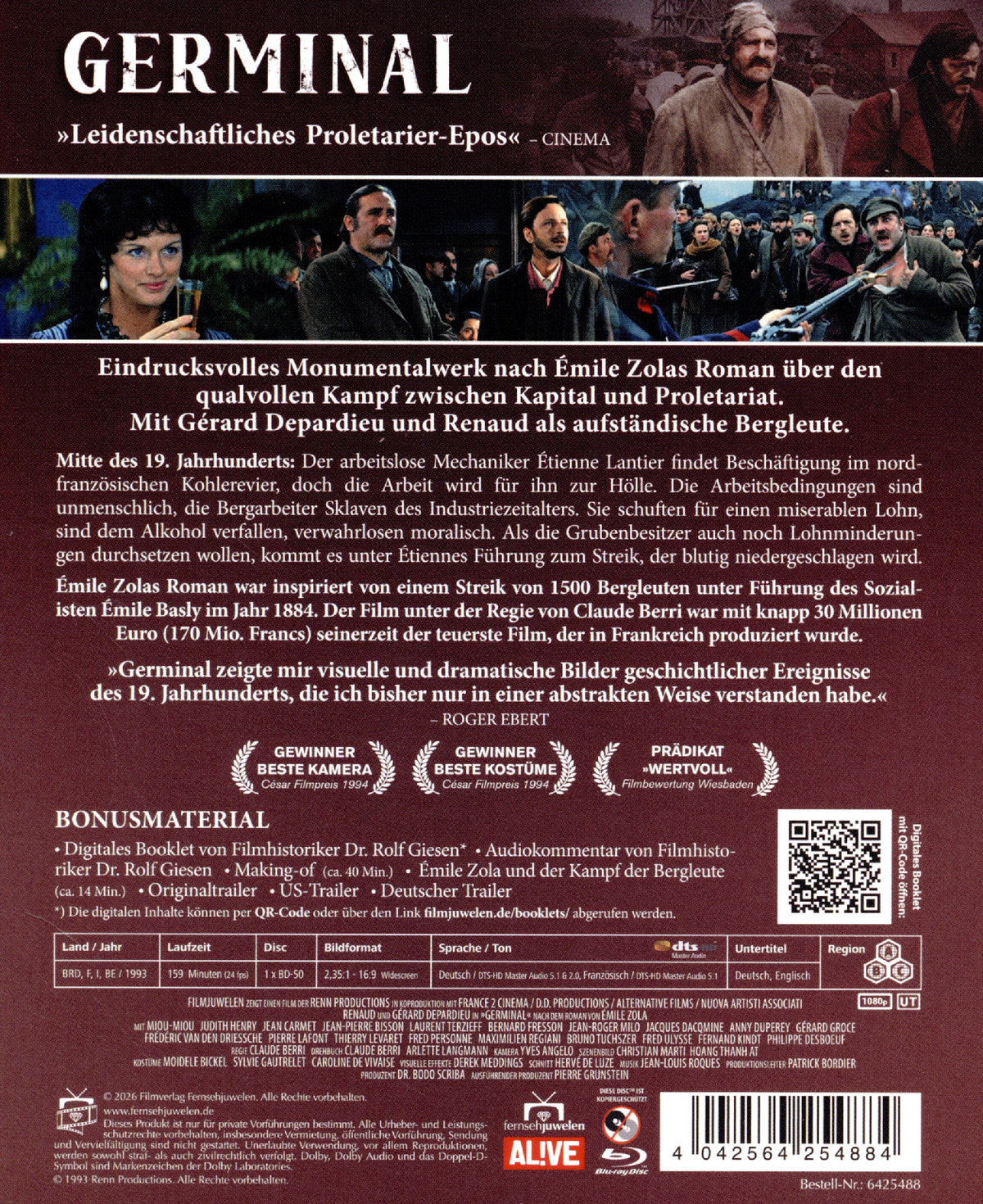 Germinal (Filmjuwelen)  (Blu-ray Disc)