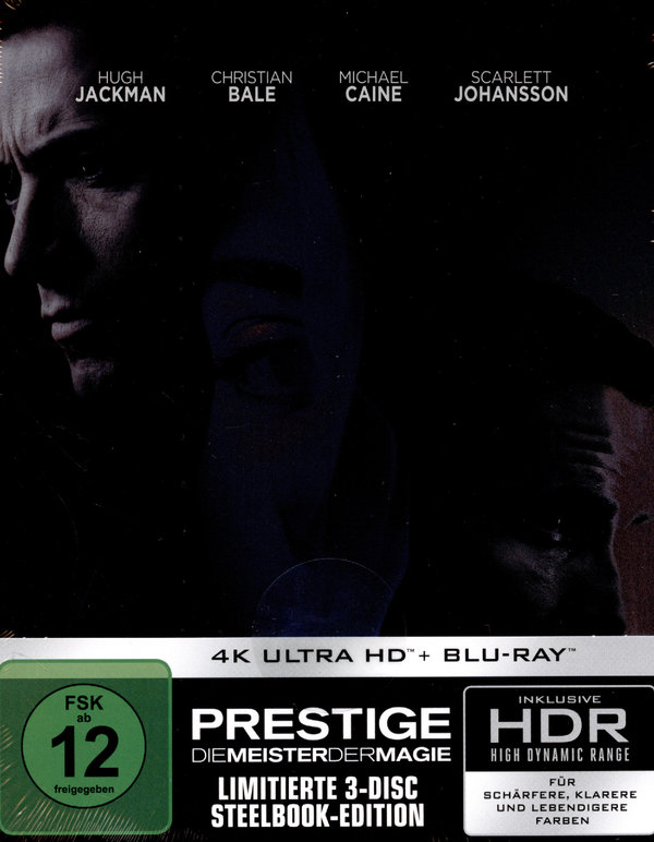 Prestige - Die Meister der Magie - Uncut Steelbook Edition  (4K Ultra HD+blu-ray)