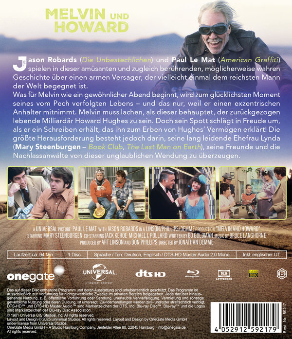 Melvin und Howard  (Blu-ray Disc)