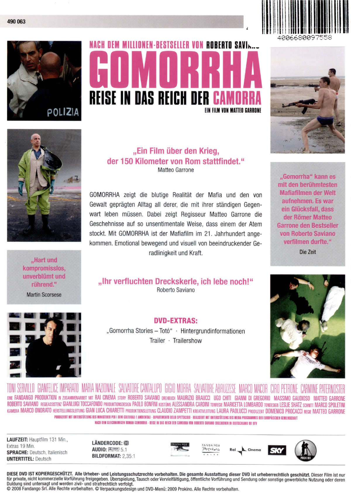 Gomorrha - Reise ins Reich der Camorra  (DVD)