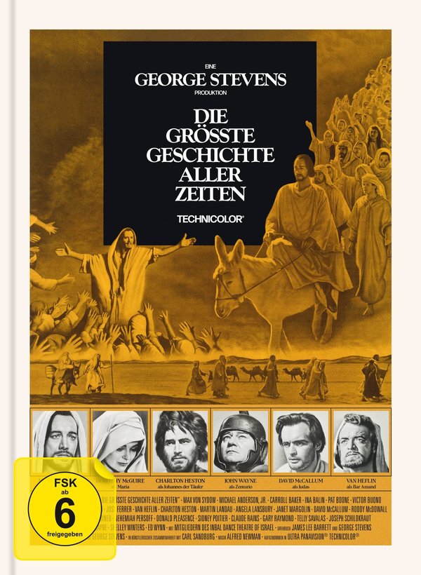 Die größte Geschichte aller Zeiten - Uncut Mediabook Edition  (DVD+blu-ray)