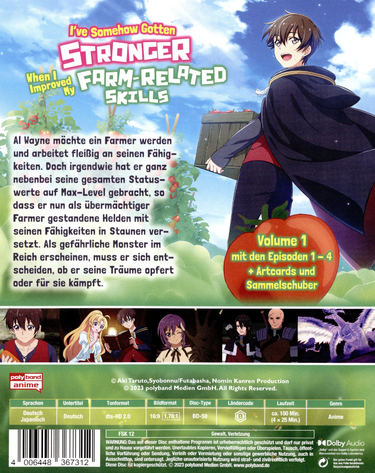 I’ve Somehow Gotten Stronger When I Improved My Farm-Related Skills - Volume 1  (Blu-ray Disc)