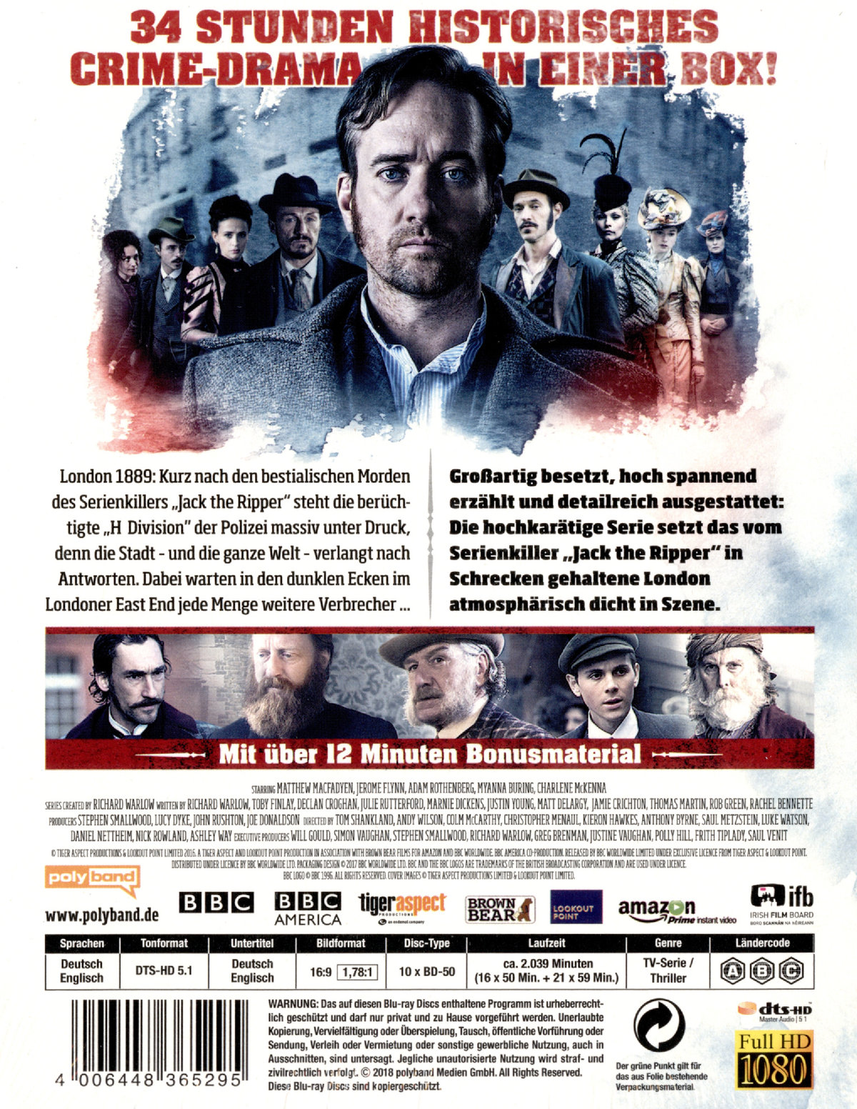 Ripper Street - Die komplette Serie (blu-ray)