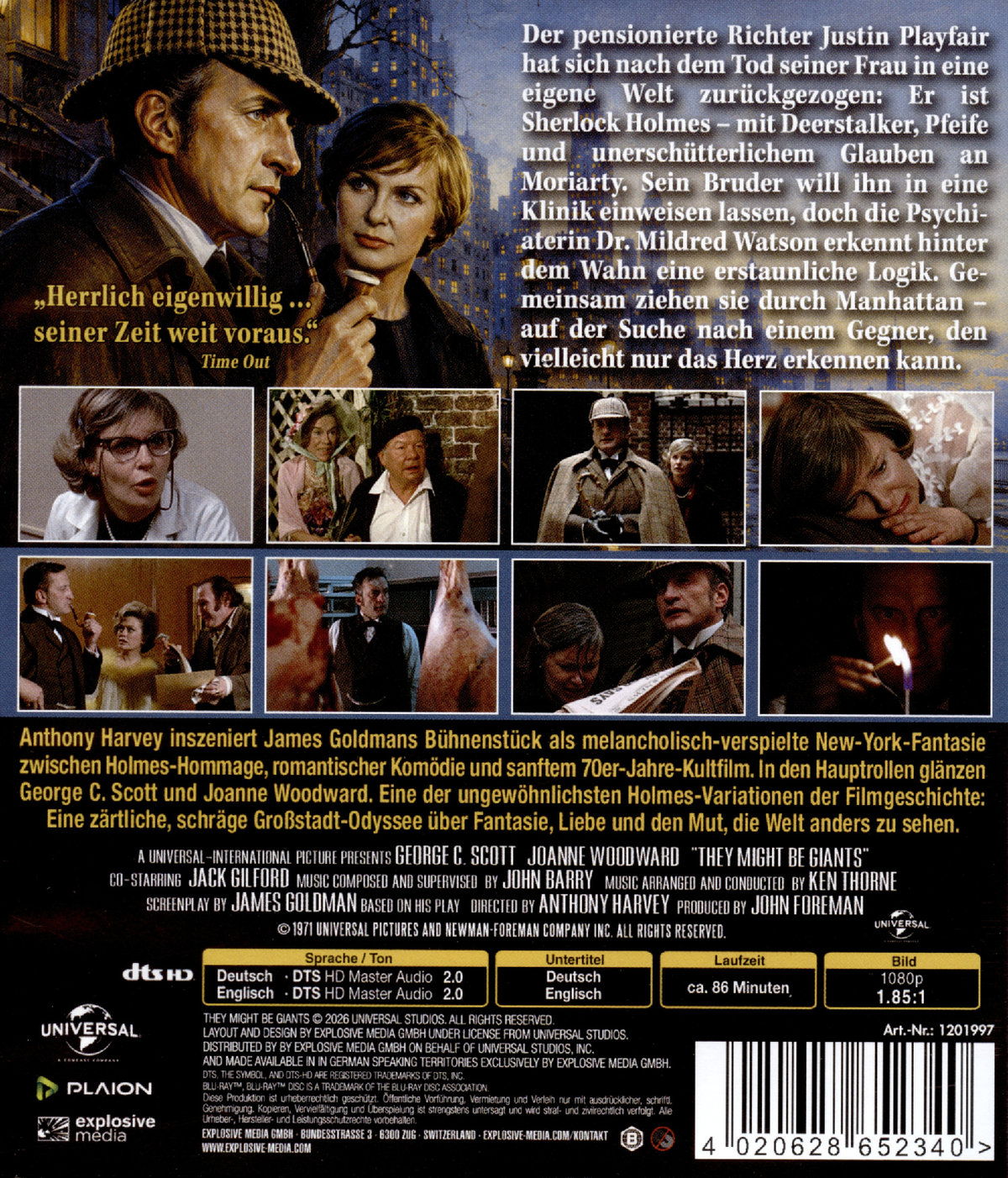 Der verkehrte Sherlock Holmes  (Blu-ray Disc)