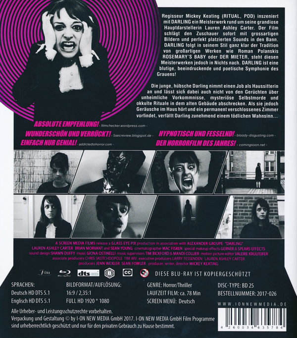 Darling (blu-ray)