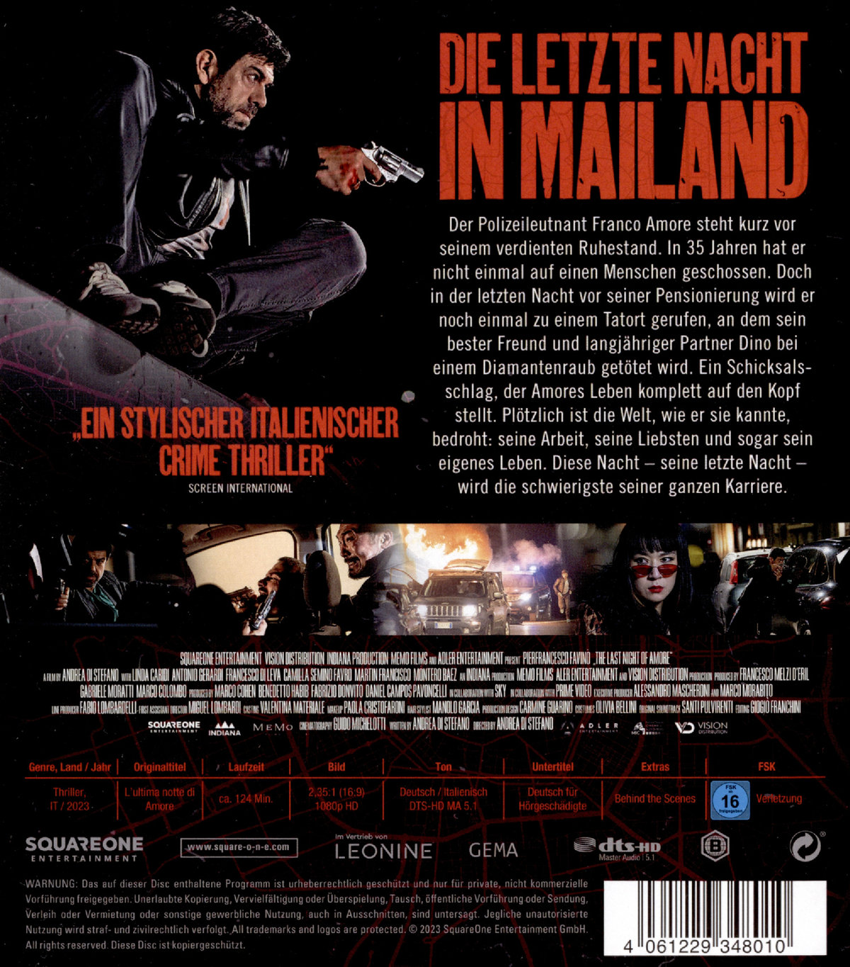 Letzte Nacht in Mailand, Die (blu-ray)