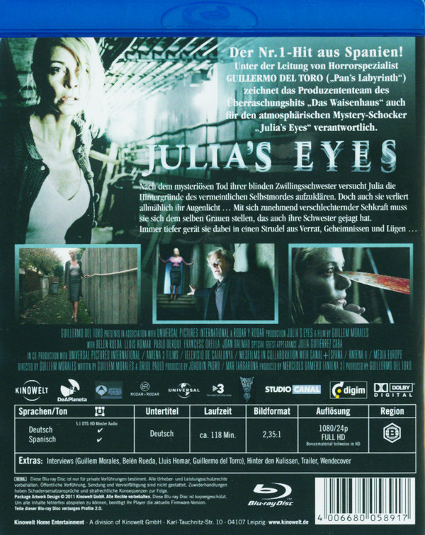 Julia's Eyes  (Blu-ray Disc)
