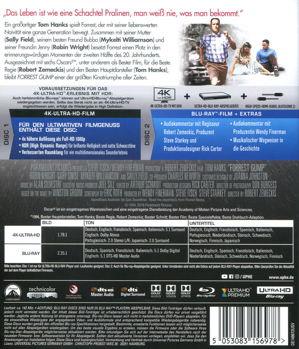 Forrest Gump (4K Ultra HD)