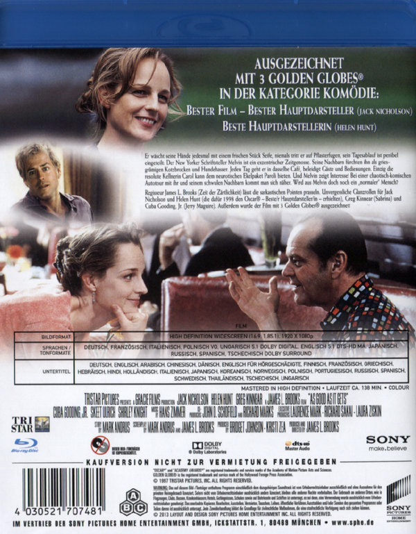 Besser geht's nicht  (Blu-ray Disc)