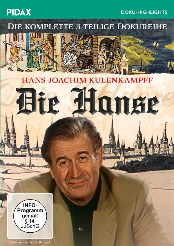 Die Hanse / Die komplette 3-teilge Dokureihe mit Hans-Joachim Kulenkampff (Pidax Doku-Highlights)  (DVD)